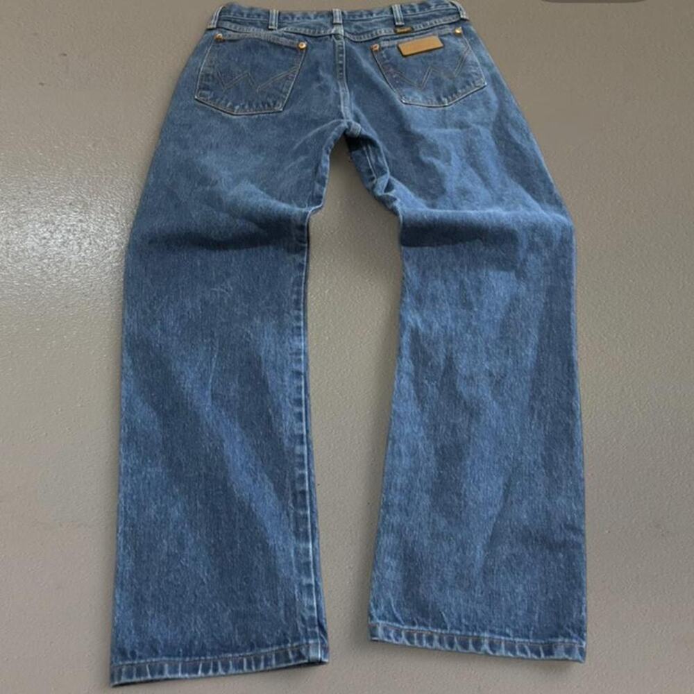Vintage 90s Wrangler Western Cowboy Style Boot Cut Jeans Size 34x30